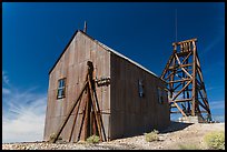 Mining structures. Nevada, USA (color)