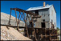 Historic mining building. Nevada, USA (color)