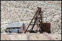 Mine and hillside. Nevada, USA (color)