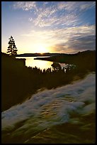 Eagle Falls,  Emerald Bay, sunrise, South Lake Tahoe, California. USA