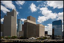 Freeway and Skyline District. Houston, Texas, USA ( color)