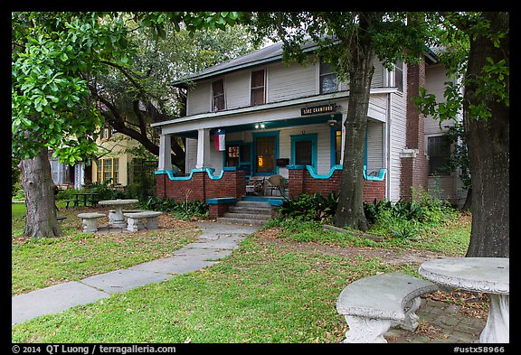 Hostel. Houston, Texas, USA (color)