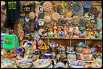 Handicrafts from Mexico for sale, Market Square. San Antonio, Texas, USA ( color)