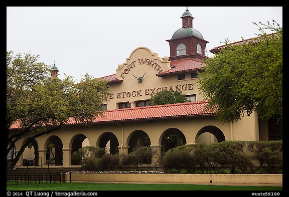 Forth Worth live stock exchange. Fort Worth, Texas, USA (color)
