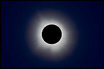 Inner and outer corona, April 8 2024 total eclipse. Waco Mammoth National Monument, Texas, USA ( color)