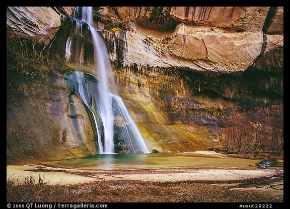 Lower Calf Creek Falls, Grand Staircase Escalante National Monument. USA (color)