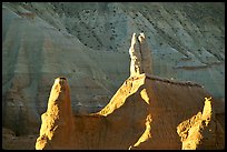 Large Entrada sandstone monoliths, Kodachrome Basin State Park. Utah, USA (color)