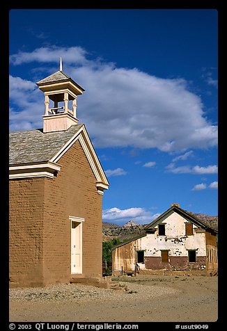 Church of Grafton. Utah, USA