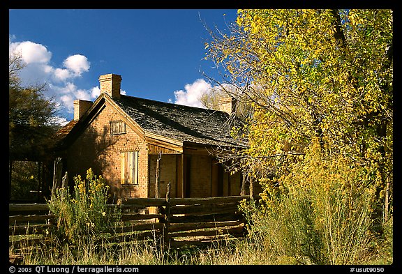 Old house, Grafton. Utah, USA