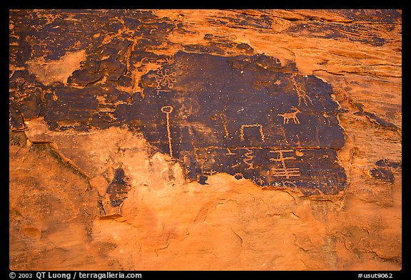 Petroglyphs. Utah, USA (color)