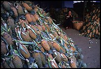 Loads of pinaaples. Cholon, Ho Chi Minh City, Vietnam (color)