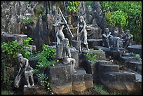 Sculptures near Suoi Tranh. Phu Quoc Island, Vietnam (color)
