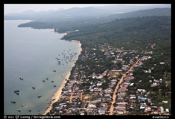 Aerial view, Duong Dong. Phu Quoc Island, Vietnam