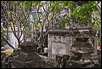 Graveyard, Giac Lam Pagoda, Tan Binh District. Ho Chi Minh City, Vietnam (color)