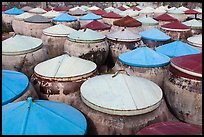Amphorae of fish sauce. Mui Ne, Vietnam (color)