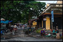 Market street. Hoi An, Vietnam (color)