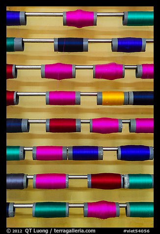 Multicolored threads. Hoi An, Vietnam