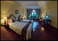 Saigon Morin Hotel guestroom. Hue, Vietnam (color)
