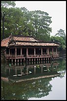 Pavilion on stilts and Luu Khiem Lake, Tu Duc Mausoleum. Hue, Vietnam ( color)