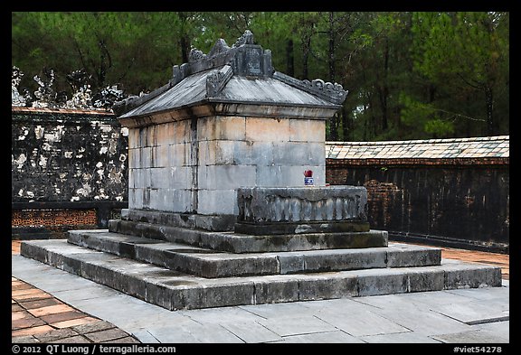 Tomb of Emperor Tu Duc, Tu Duc Mausoleum. Hue, Vietnam