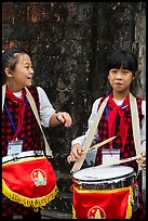 Children band musicians. Hanoi, Vietnam (color)