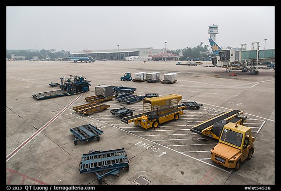 Noi Bai airport. Hanoi, Vietnam (color)