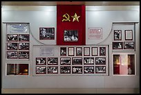 Historic photos, Ho Chi Minh Museum. Ho Chi Minh City, Vietnam (color)
