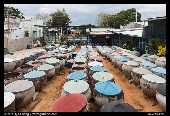 Fish sauce factory. Mui Ne, Vietnam (color)