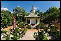 Hang Pagoda and grounds. Tra Vinh, Vietnam ( color)