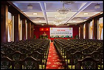 Conference Hall, Reunification Palace. Ho Chi Minh City, Vietnam