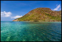 Clear waters over reef, Bay Canh Island, Con Dao National Park. Con Dao Islands, Vietnam ( color)