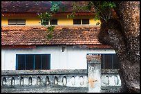 Close-up of historic building, Con Son. Con Dao Islands, Vietnam ( color)