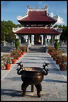 Urn and shrine, Hang Duong Cemetery. Con Dao Islands, Vietnam ( color)
