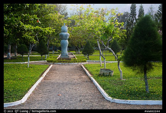 Sculpture garden, Con Son. Con Dao Islands, Vietnam (color)