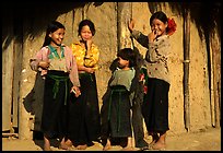 Montagnard Children near Tuan Giao. Northwest Vietnam ( color)