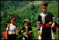 Hmong family near Lai Chau. Northwest Vietnam ( color)