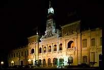 The old Hotel de Ville, one of finest examples of French colonial architecture. Ho Chi Minh City, Vietnam ( color)