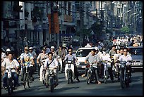Traffic: there are 2 million motorcycles and the number of cars is growing everyday. Ho Chi Minh City, Vietnam ( color)