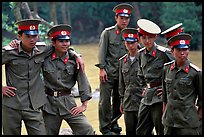 Soldiers performing a long  military service. Mekong Delta, Vietnam ( color)