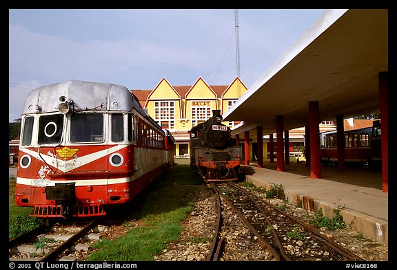 The train station. Da Lat, Vietnam (color)