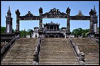 Khai Dinh mausoleum. Hue, Vietnam ( color)