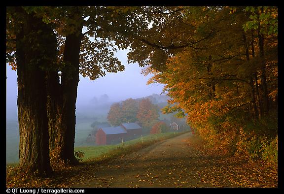 Jenne Farm in the fall, Vermont. 