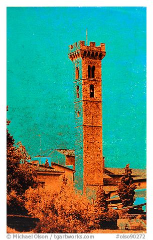 Tower at Fiesole, 2007.  ()