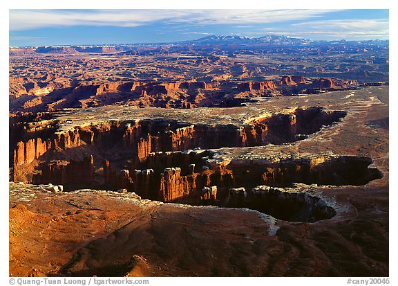 Grand View Point, Canyonlands National Park, Utah.  ()