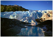 Exit Glacier,  Kenai Fjords  National Park, Alaska.  ( )