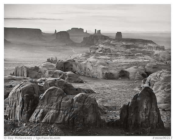 Hunts Mesa, Monument Valley, Arizona, 2008.  ()