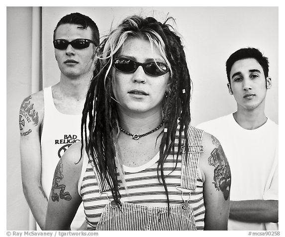 Three Band Members, Melrose Series, 1997.  ()