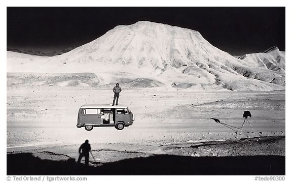 Self-Portrait in Death Valley, 1980.  ()