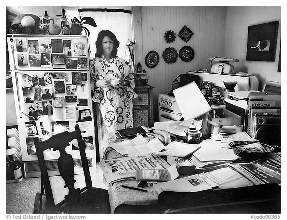 Martha Casanave at Home, 1982.  ()