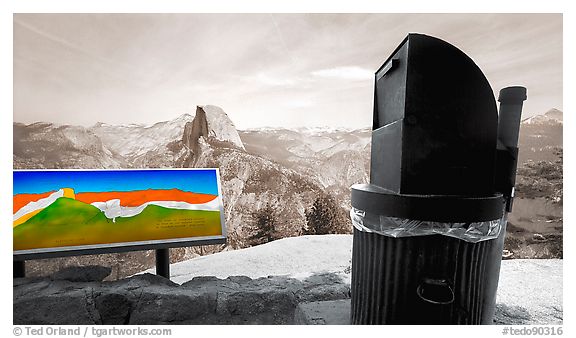 One-and-a-Half Domes, Yosemite National Park, 1976.  ()